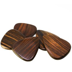 Timber Tones Macassar Ebony Guitar Pick